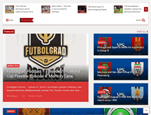 Tablet Screenshot of futbolgrad.com